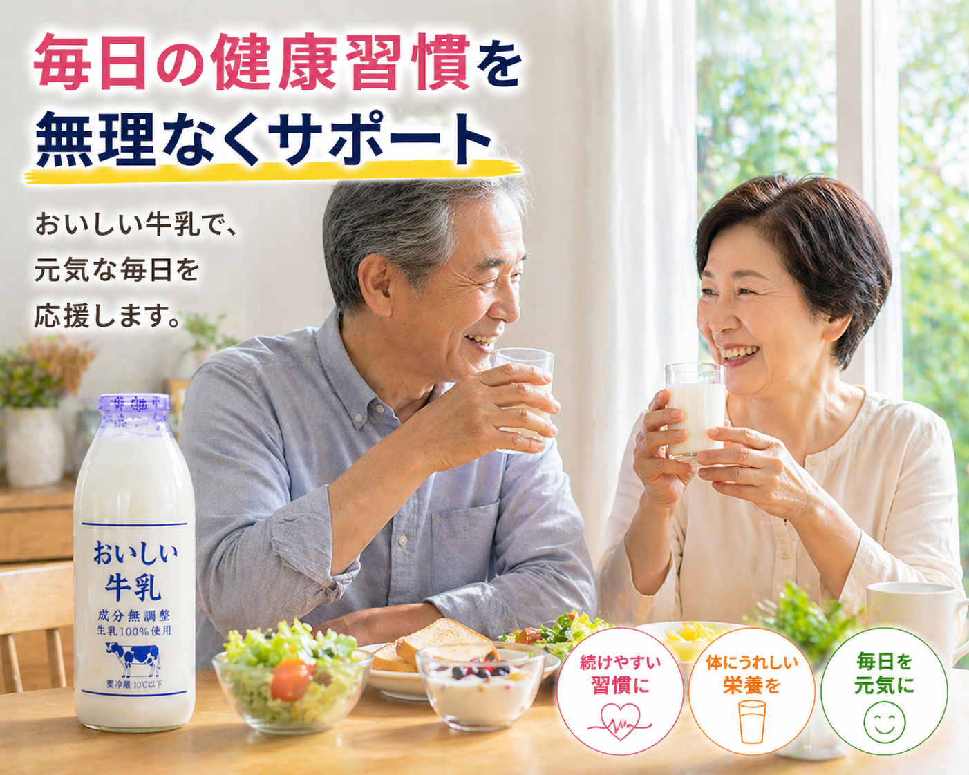 毎日の健康習慣をサポート